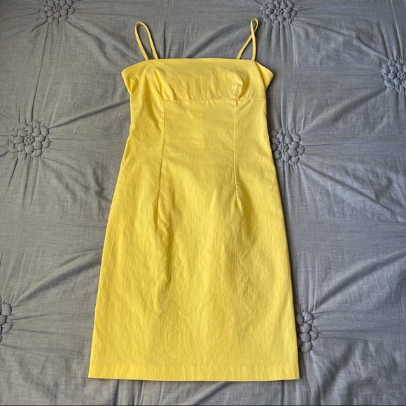 SOLD! Y2K Yellow Mini Dress 💛 - Picture 5 of 8